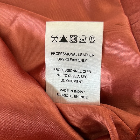 Free People Mauve Pink Suede Goat Leather A Line Mini Skirt - Picture 6 of 12